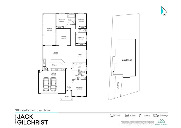 Floorplan of Homely house listing, 101 Isabella Boulevard, Korumburra VIC 3950