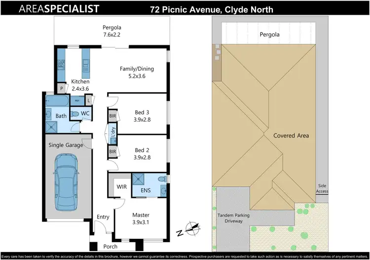 Floorplan of Homely house listing, 74 Picnic Avenue, Clyde North VIC 3978
