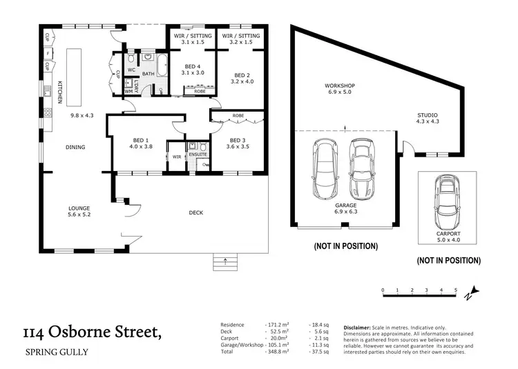 Floorplan of Homely house listing, 114 Osborne Street, Spring Gully VIC 3550