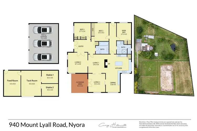 Floorplan of Homely house listing, 940 Mount Lyall Road, Nyora VIC 3987