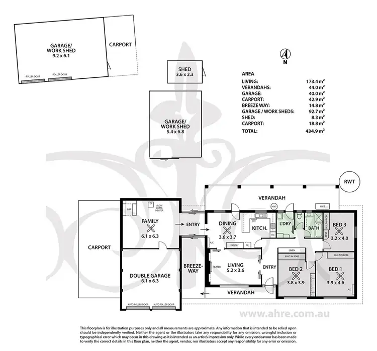 Floorplan of Homely house listing, 14 & 16 Margaret Street, Murray Bridge SA 5253