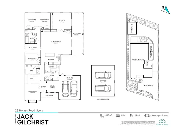 Floorplan of Homely house listing, 2B Henrys Road, Nyora VIC 3987