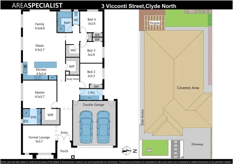 Floorplan of Homely house listing, 3 Vicconti Street, Clyde North VIC 3978