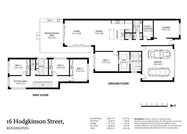 Floorplan of Homely house listing, 16 Hodgkinson Street, Kennington VIC 3550