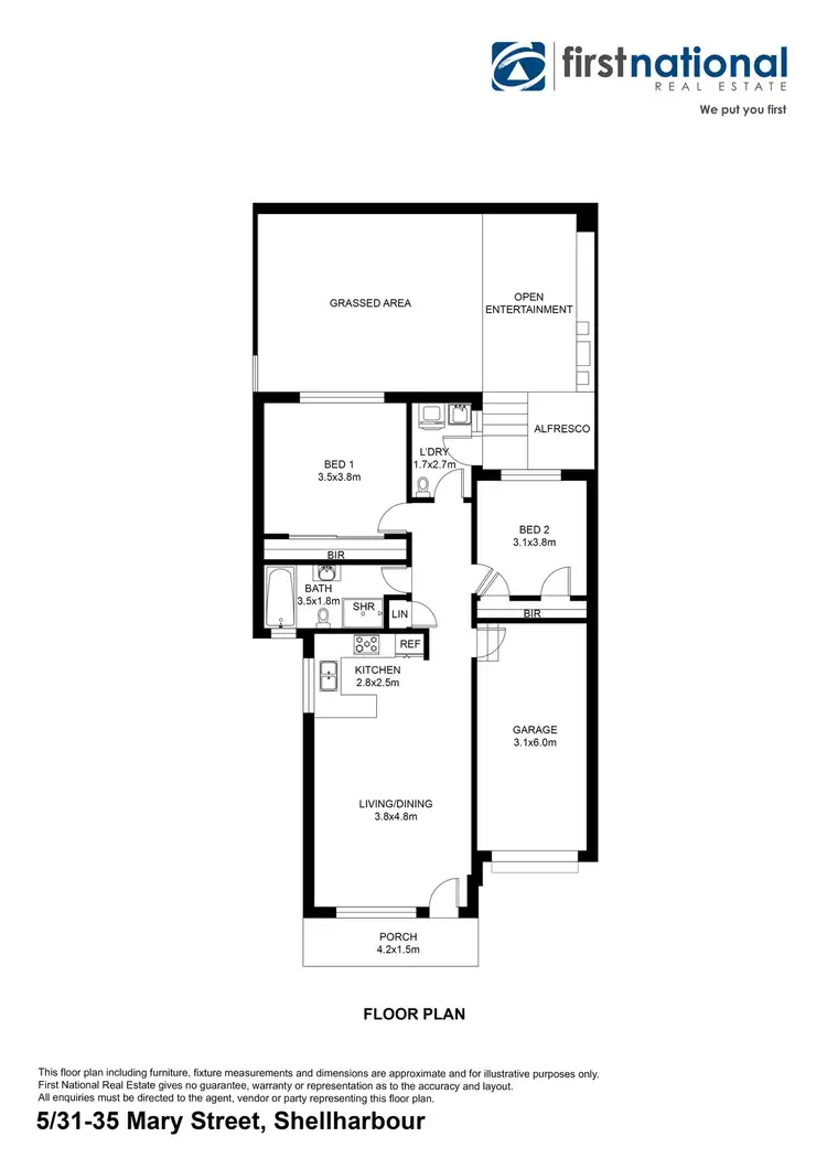 Floorplan of Homely villa listing, 5/31-35 Mary Street, Shellharbour NSW 2529