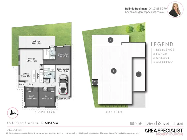 Floorplan of Homely house listing, 15 Gideon Gardens, Pimpama QLD 4209