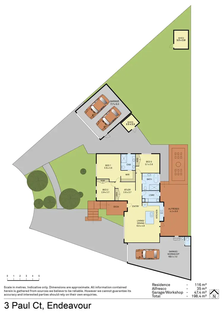 Floorplan of Homely house listing, 3 Paul Court, Endeavour Hills VIC 3802