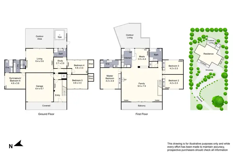 Floorplan of Homely house listing, 34 Breen Terrace, Ferny Creek VIC 3786