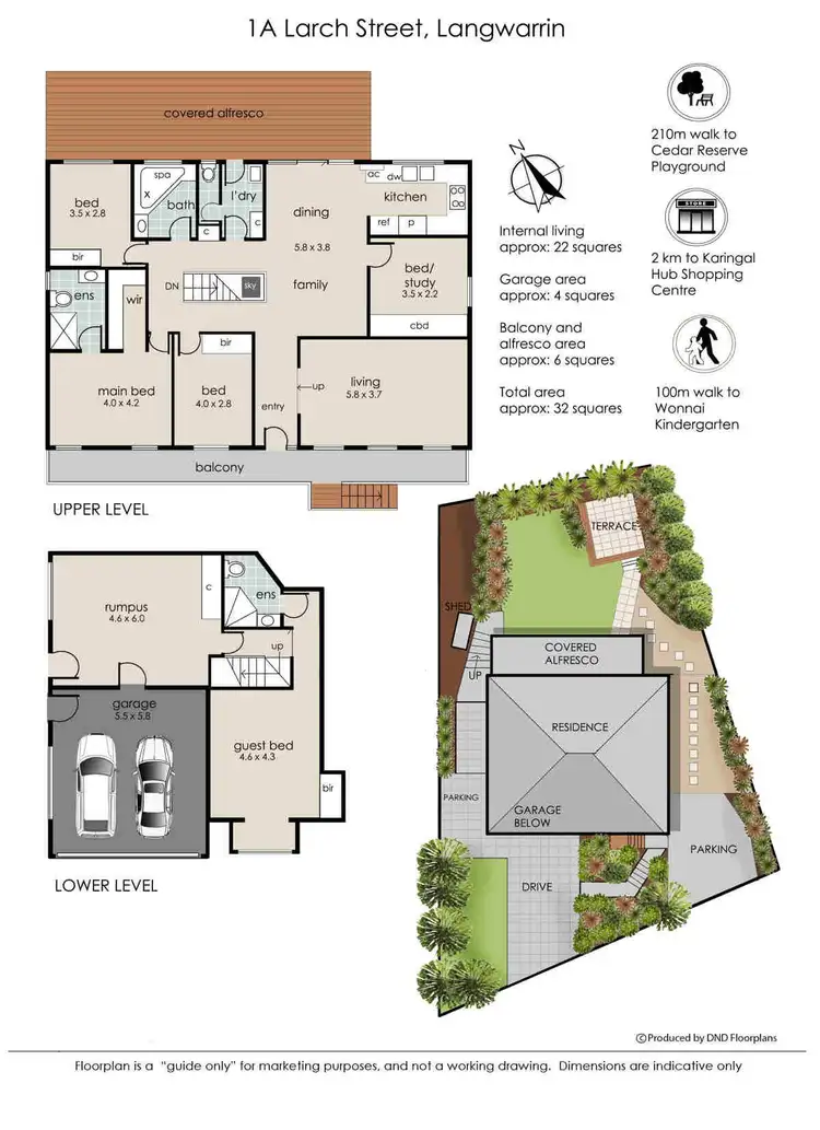 Floorplan of Homely house listing, 1A Larch Street, Langwarrin VIC 3910