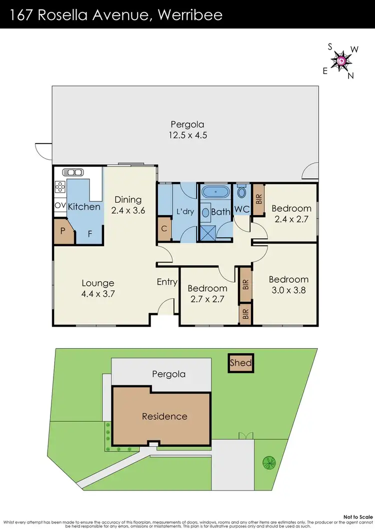 Floorplan of Homely house listing, 167 Rosella Avenue, Werribee VIC 3030