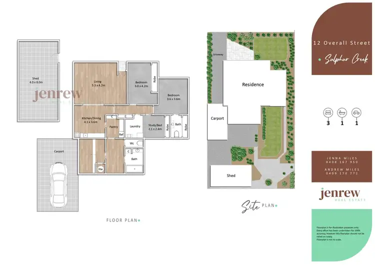 Floorplan of Homely house listing, 12 Overall Street, Sulphur Creek TAS 7316