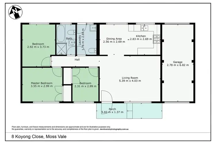 Floorplan of Homely house listing, 8 Koyong Close, Moss Vale NSW 2577