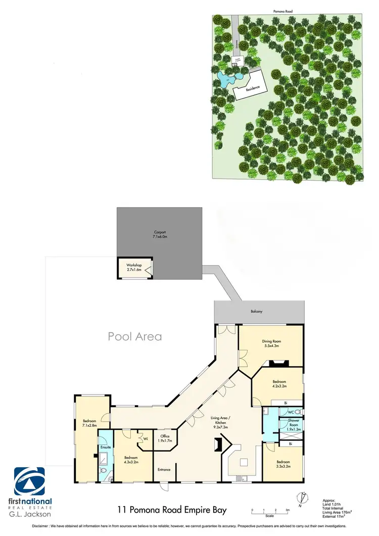 Floorplan of Homely rural property listing, 11 Pomona Road, Empire Bay NSW 2257