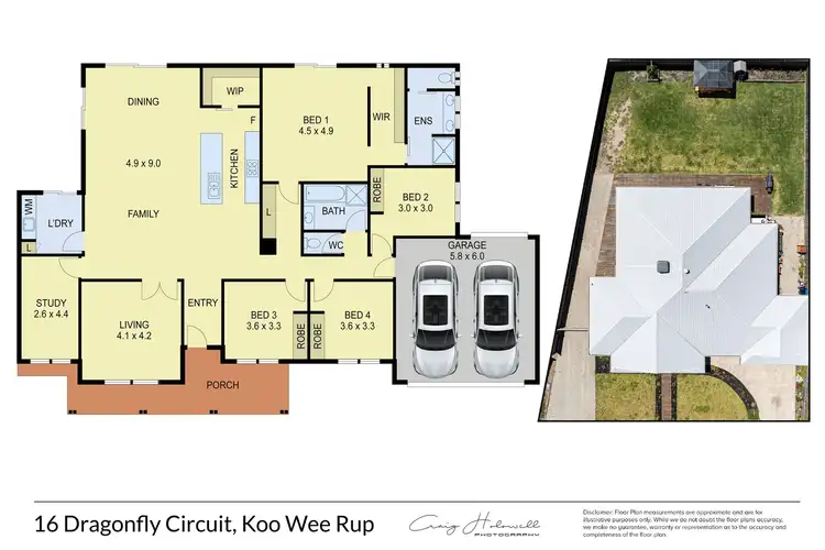 Floorplan of Homely house listing, 16 Dragonfly Circuit, Koo Wee Rup VIC 3981