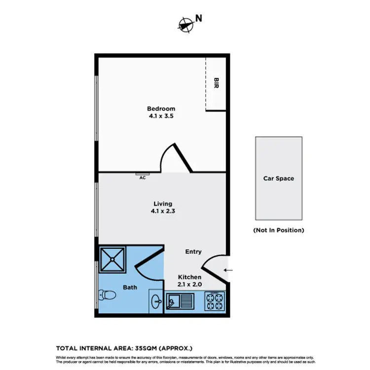 Floorplan of Homely unit listing, 5/22-28 Canterbury Street, Flemington VIC 3031