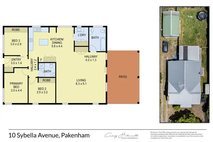 Floorplan of Homely house listing, 10 Sybella Avenue, Koo Wee Rup VIC 3981