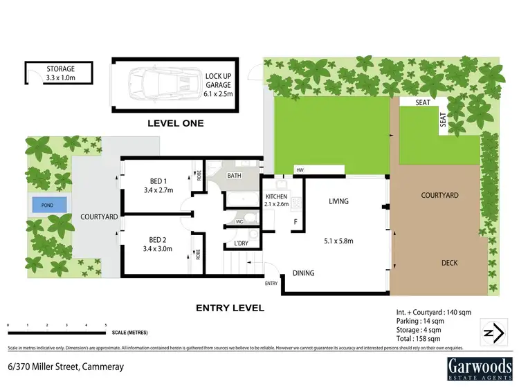 Floorplan of Homely apartment listing, 6/370 Miller Street, Cammeray NSW 2062