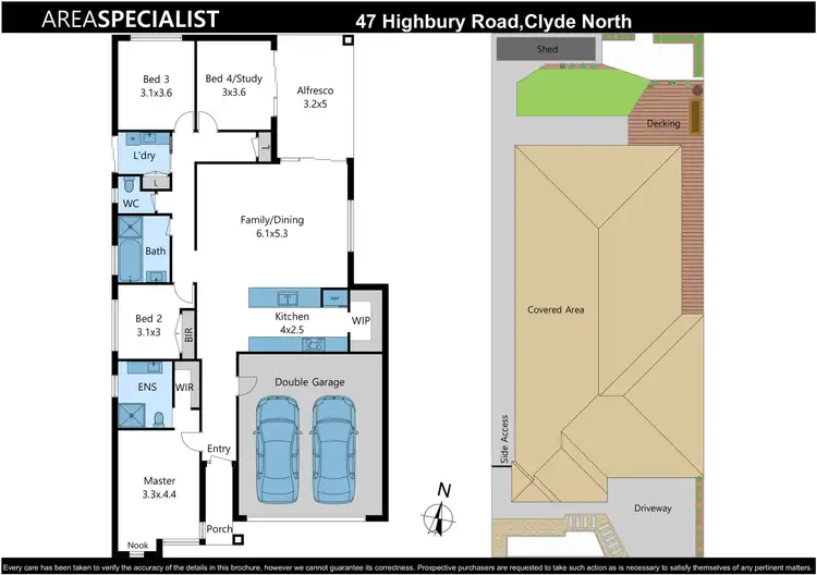 Floorplan of Homely house listing, 47 Highbury Road, Clyde North VIC 3978