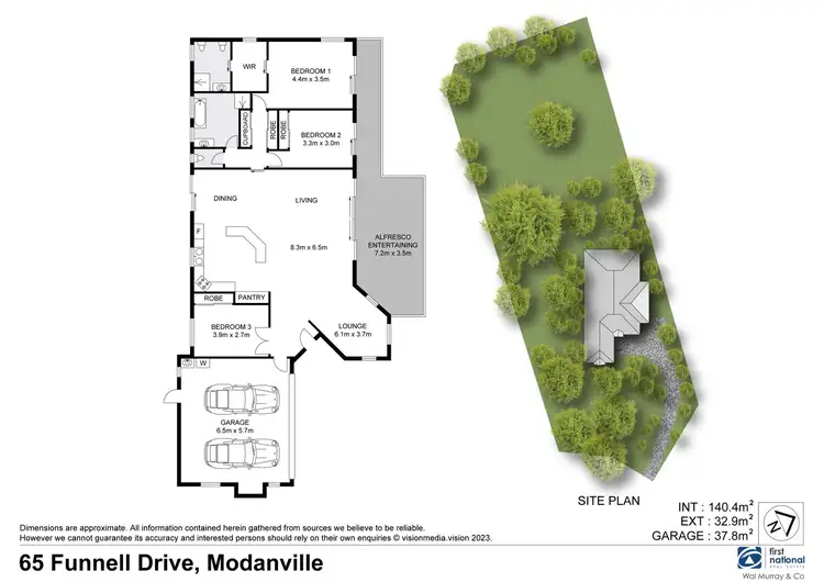 Floorplan of Homely house listing, 65 Funnell Drive, Modanville NSW 2480