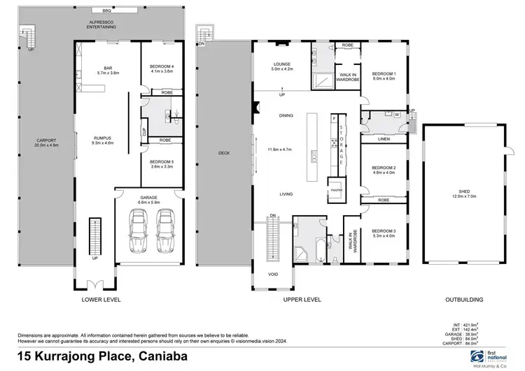 Floorplan of Homely house listing, 15 Kurrajong Place, Caniaba NSW 2480