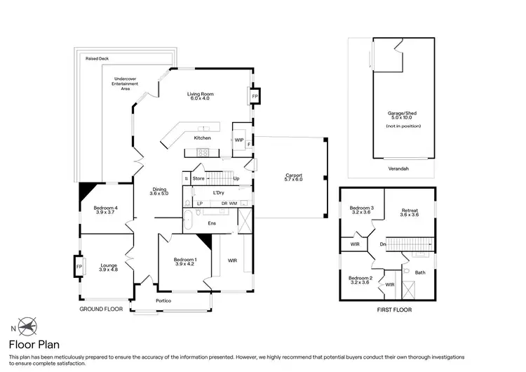 Floorplan of Homely house listing, 18a Jeffreys Street, Woodend VIC 3442