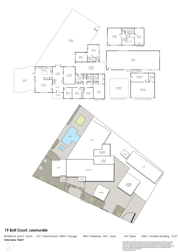 Floorplan of Homely house listing, 19 Bolt Court, Lesmurdie WA 6076