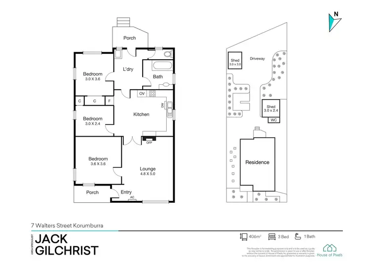 Floorplan of Homely house listing, 7 Walters Street, Korumburra VIC 3950