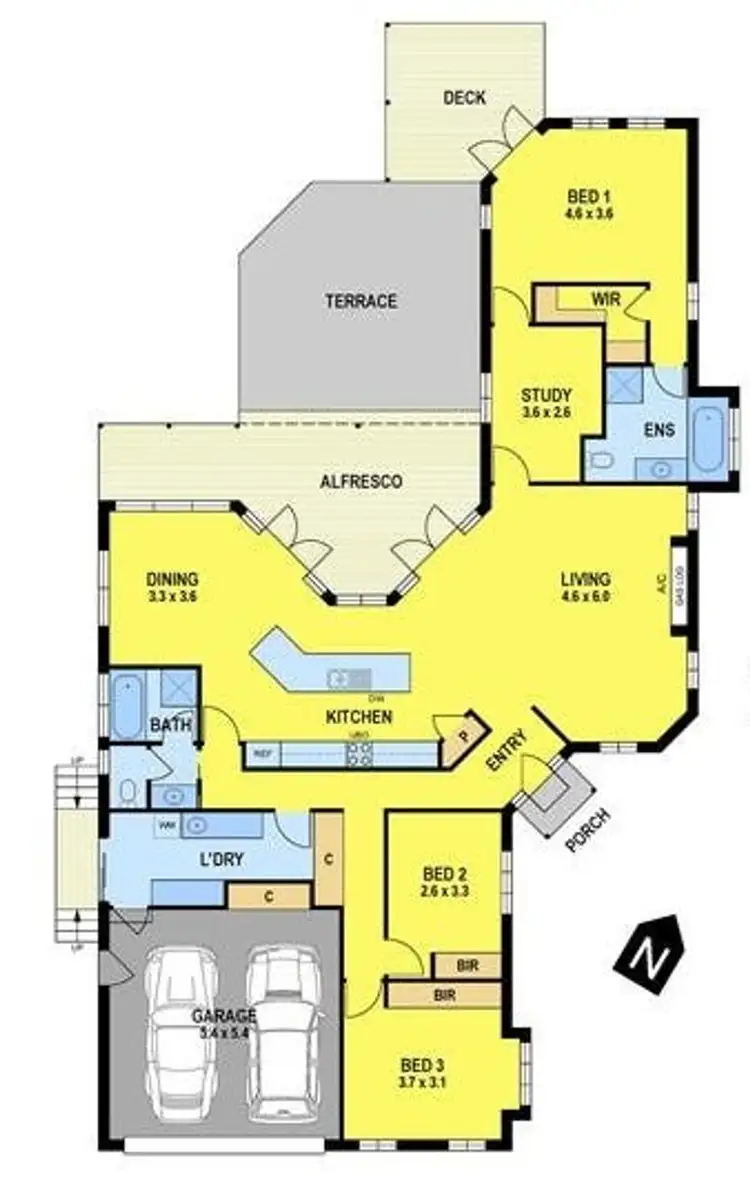 Floorplan of Homely house listing, 12 Jasmine Court, Warragul VIC 3820