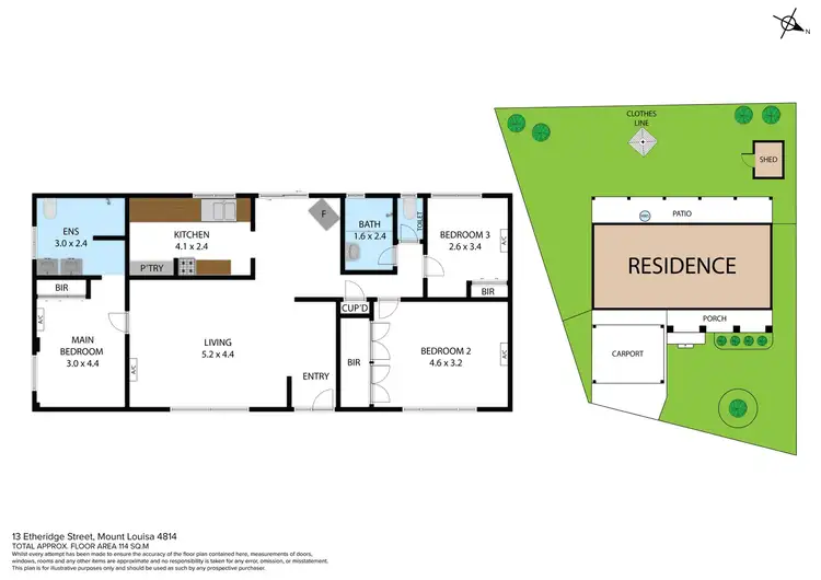 Floorplan of Homely house listing, 13 Etheridge Street, Mount Louisa QLD 4814