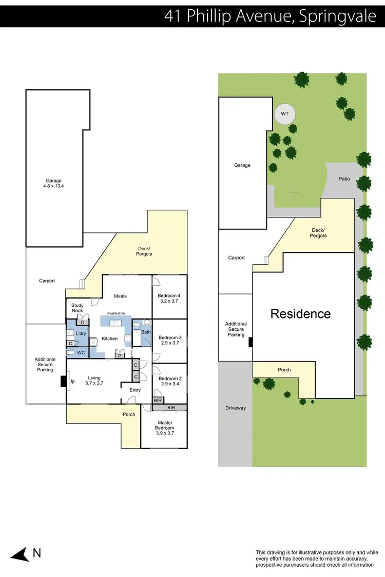 Floorplan of Homely house listing, 41 Phillip Avenue, Springvale VIC 3171