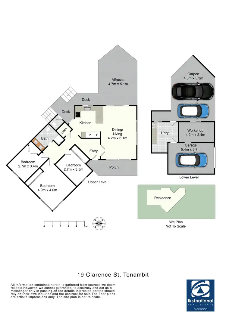 Floorplan of Homely house listing, 19 Clarence Street, Tenambit NSW 2323