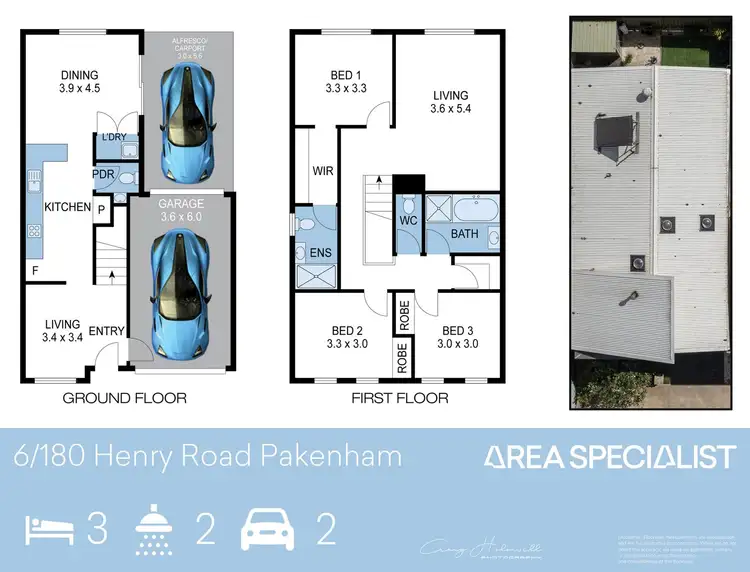 Floorplan of Homely house listing, 6/180 Henry Road, Pakenham VIC 3810