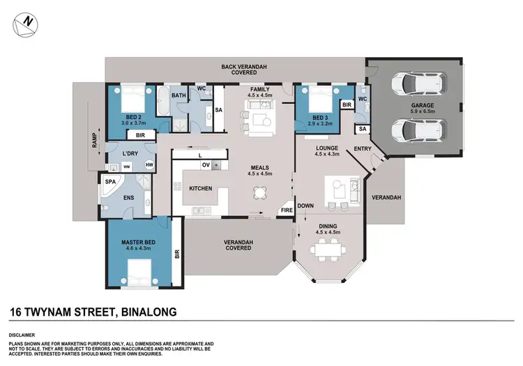 Floorplan of Homely house listing, 16 Twynam St, Binalong NSW 2584