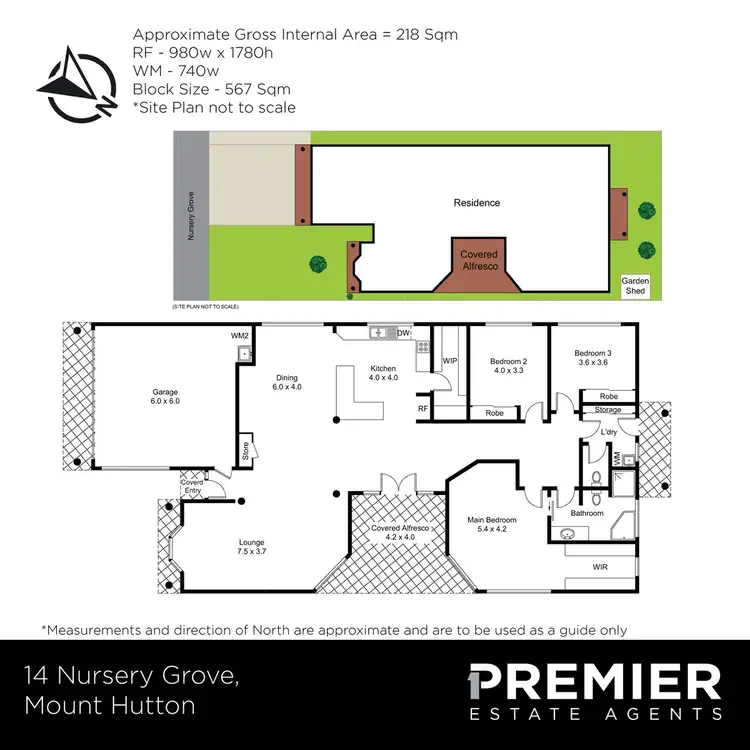 Floorplan of Homely house listing, 14 Nursery Grove, Mount Hutton NSW 2290