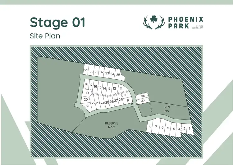 Floorplan of Homely land listing, Lot 25, 10 Inglewood Way, Glengarry VIC 3854