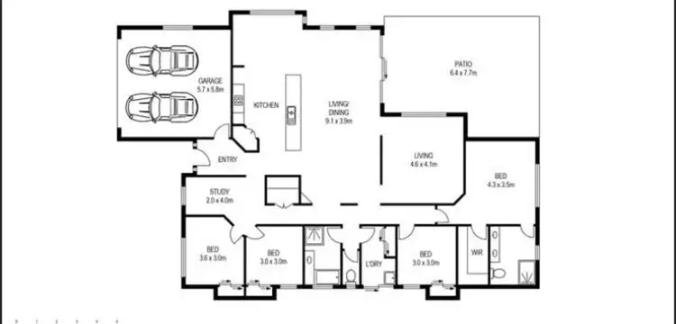 Floorplan of Homely house listing, 55-57 Parview Dr, Craignish QLD 4655