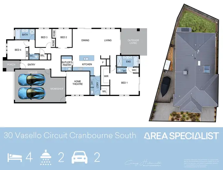 Floorplan of Homely house listing, 30 Vasello Circuit, Cranbourne South VIC 3977