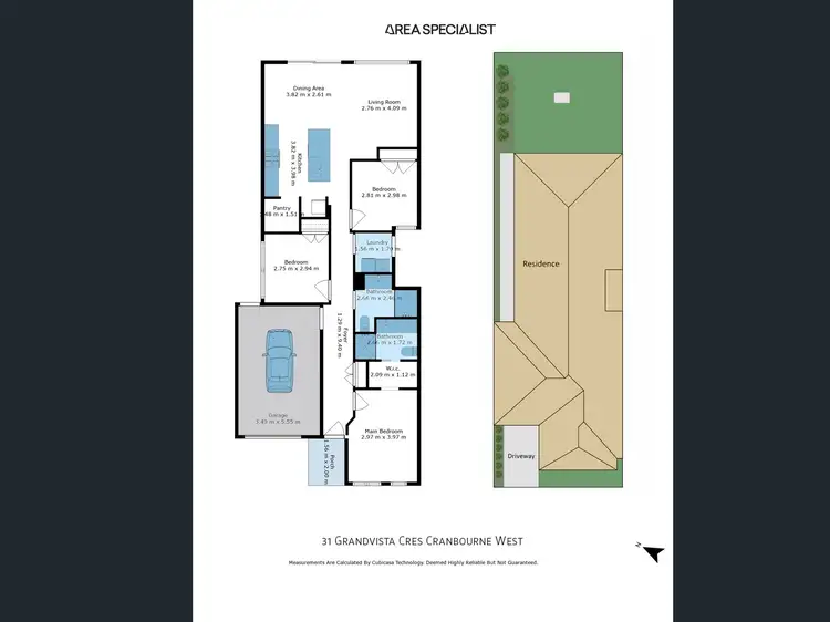 Floorplan of Homely house listing, 31 Grandvista Crescent, Cranbourne West VIC 3977