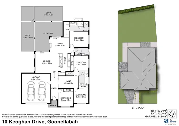 Floorplan of Homely house listing, 10 Keoghan Drive, Goonellabah NSW 2480