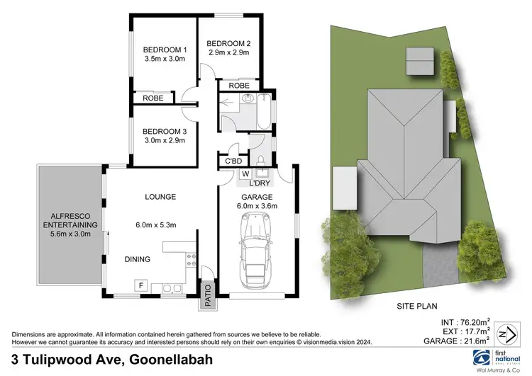 Floorplan of Homely house listing, 3 Tulipwood Avenue, Goonellabah NSW 2480