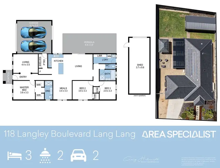 Floorplan of Homely house listing, 118 Langley Boulevard, Lang Lang VIC 3984