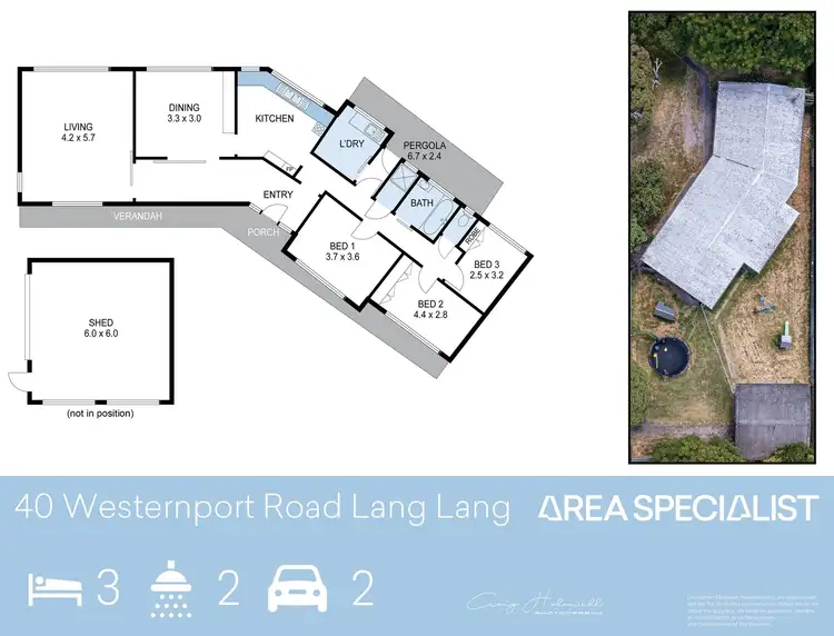 Floorplan of Homely house listing, 40 Westernport Road, Lang Lang VIC 3984