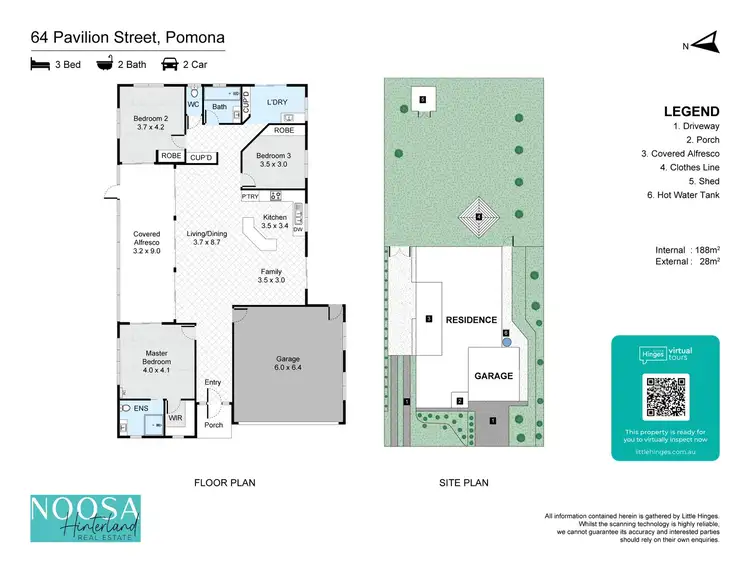 Floorplan of Homely house listing, 64 Pavilion Street, Pomona QLD 4568