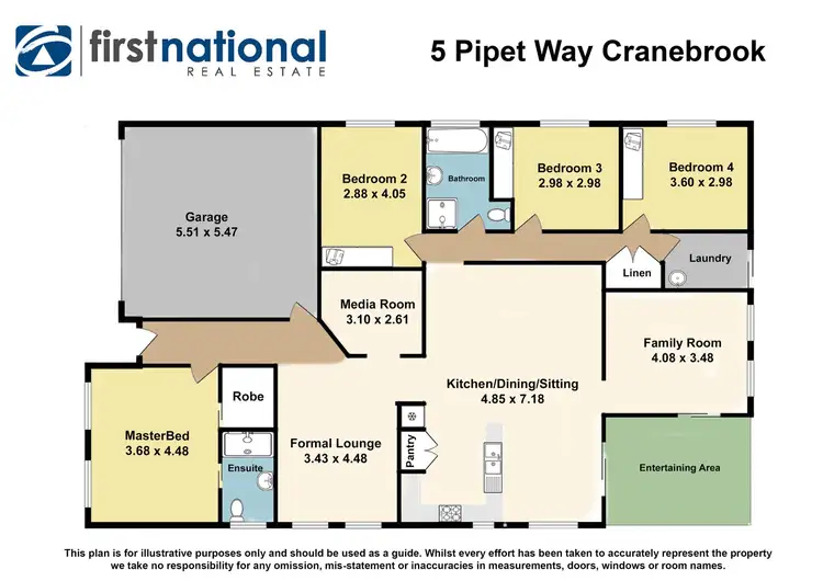 Floorplan of Homely house listing, 5 Pipet Way, Cranebrook NSW 2749