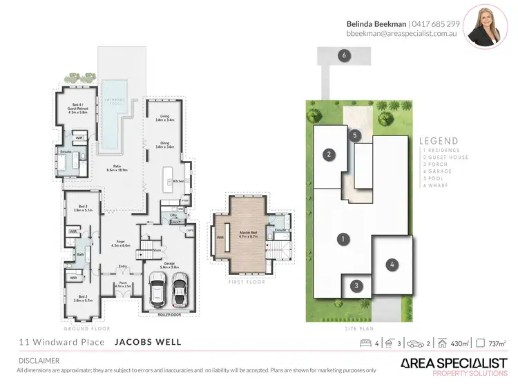 Floorplan of Homely house listing, 11 Windward Place, Jacobs Well QLD 4208