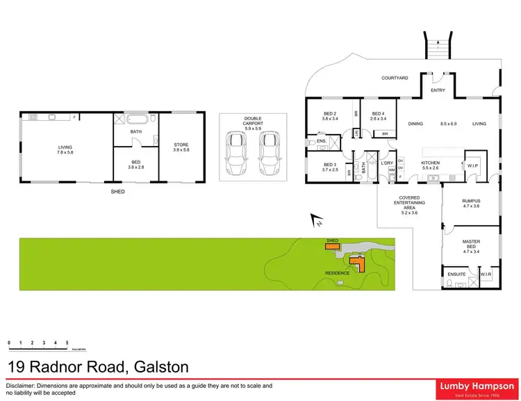 Floorplan of Homely house listing, 19 Radnor Road, Galston NSW 2159