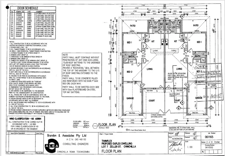 Floorplan of Homely semi-detached listing, 109 Zeller Street, Chinchilla QLD 4413