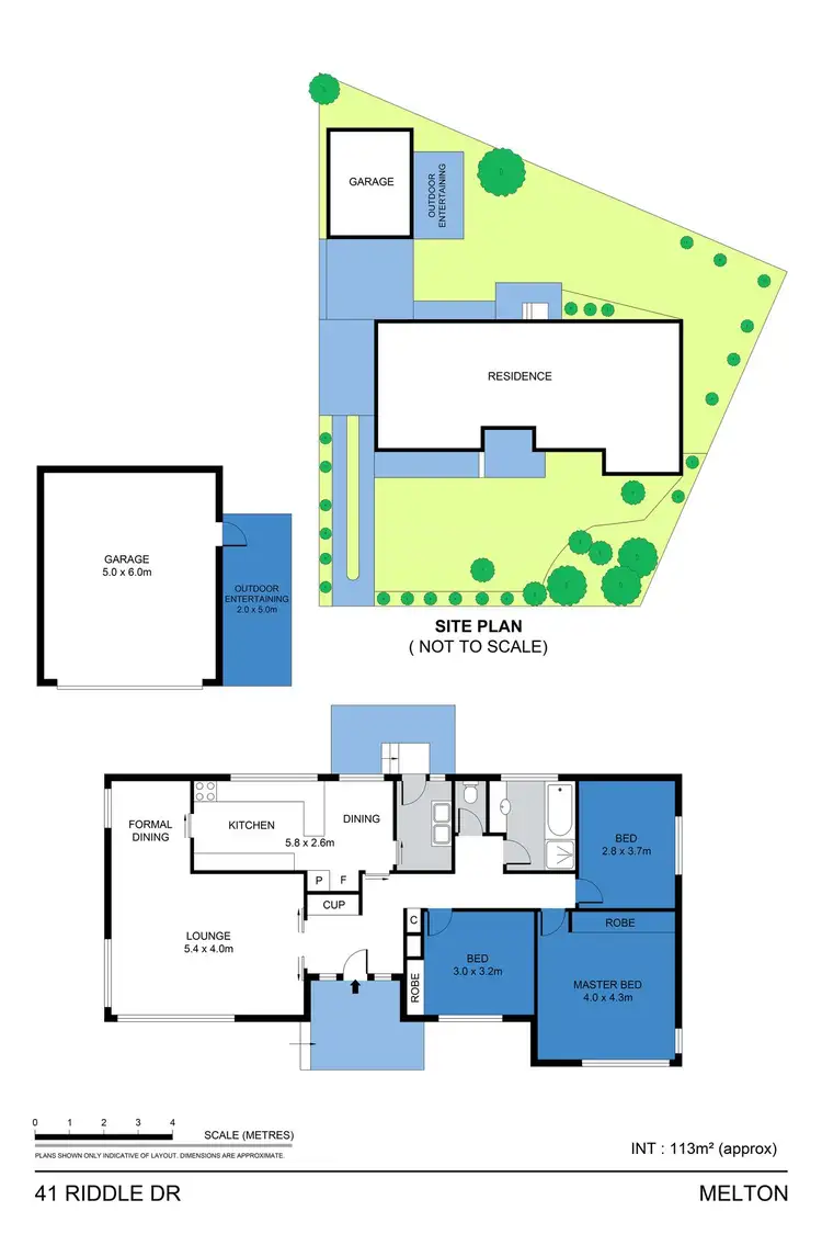 Floorplan of Homely house listing, 41 Riddle Drive, Melton VIC 3337