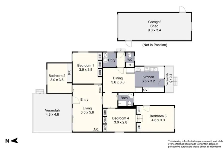 Floorplan of Homely house listing, 24 Bottlebrush Drive, Doveton VIC 3177