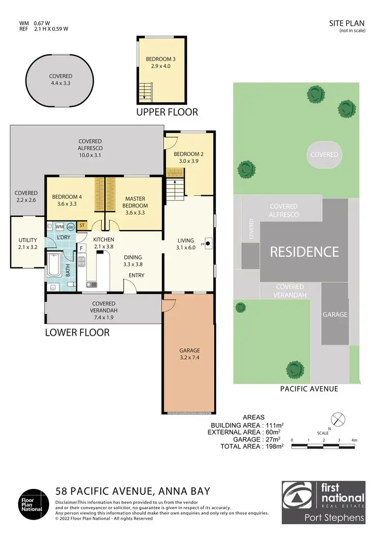 Floorplan of Homely house listing, 58 Pacific Avenue, Anna Bay NSW 2316